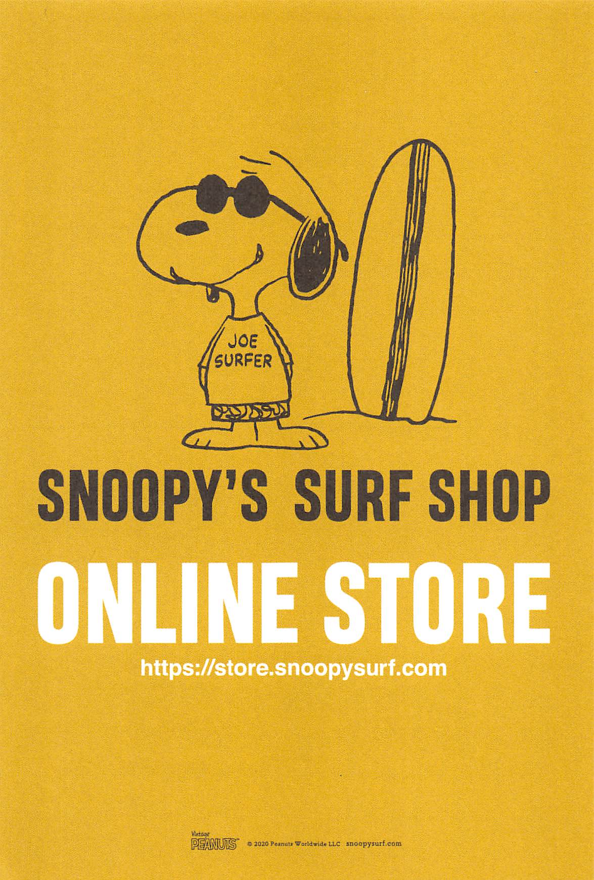 USA – Snoopy's Surf Shop Online Store – MY PEANUTS GANG AND SNOOPY